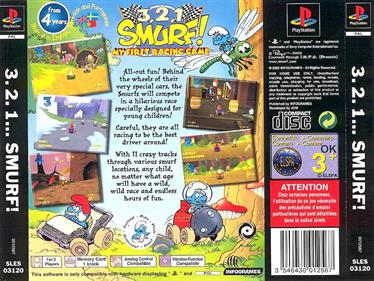 Smurf Racer! - Box - Back Image