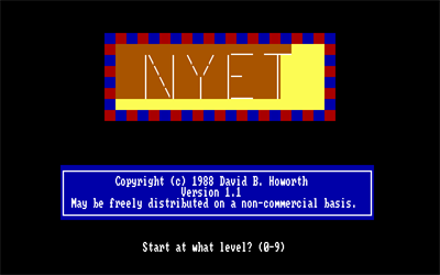 Nyet - Screenshot - Game Title Image