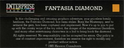 Fantasia Diamond - Box - Back Image