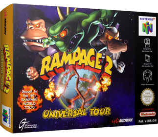 Rampage 2: Universal Tour - Box - 3D