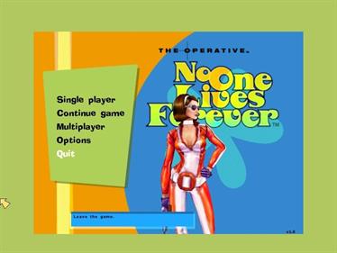 The Operative: No One Lives Forever - Screenshot - Game Title Image