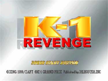 K-1 Revenge - Screenshot - Game Title Image