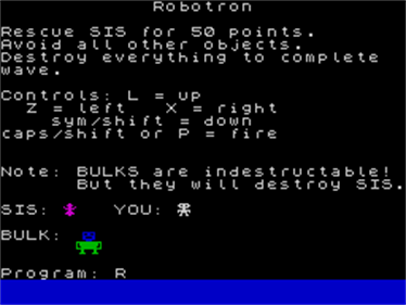 Robotron - Screenshot - Game Title Image