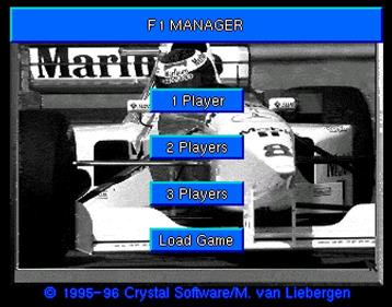 Formula 1 Manager - Screenshot - Game Select Image