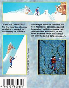 Chamonix Challenge - Box - Back Image