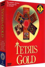 Tetris Gold - Box - 3D Image