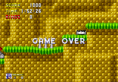 Sonic The Hedgehog MegaMix - Screenshot - Game Over Image