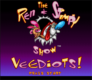 The Ren & Stimpy Show: Veediots! - Screenshot - Game Title Image
