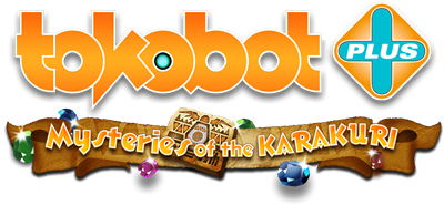 Tokobot Plus: Mysteries of the Karakuri - Clear Logo Image