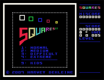 Squares! - Screenshot - Game Select