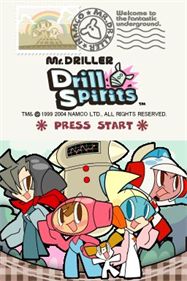 Mr. Driller: Drill Spirits - Screenshot - Game Title Image