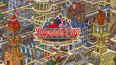 Labyrinth City: Pierre the Maze Detective - Clear Logo Image