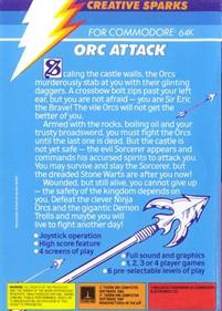 Orc Attack - Box - Back Image