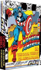 Captain America in: The Doom Tube of Dr. Megalomann - Box - 3D Image