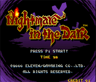 Nightmare in the Dark - Screenshot - Game Title Image