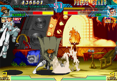 Marvel vs. Capcom: Clash of Super Heroes - Screenshot - Gameplay Image