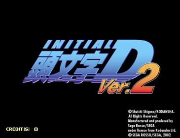Initial D Arcade Stage Ver. 2 - Screenshot - Game Title Image