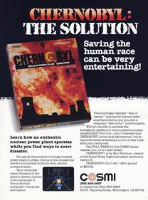 Chernobyl: Nuclear Power Plant Simulation - Advertisement Flyer - Front Image