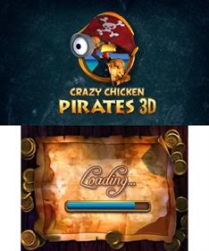 Crazy Chicken: Pirates 3D - Screenshot - Game Title Image