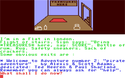 Pirate Adventure (Adventure International) - Screenshot - Gameplay Image