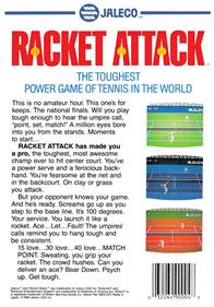 Racket Attack - Box - Back Image