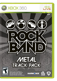 Rock Band Metal Track Pack - Box - Front - Reconstructed Image