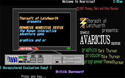 Denarius Avaricius Sextus - Screenshot - Game Title Image