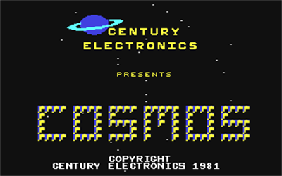 Cosmos (Commodore Free) - Screenshot - Game Title Image