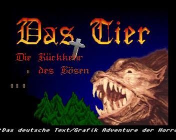 Das Tier - Screenshot - Game Title Image