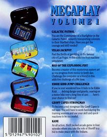 Megaplay Volume 1 - Box - Back Image