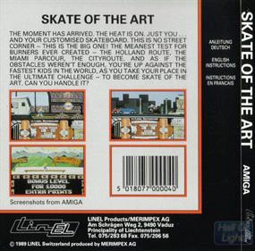 Skate of the Art - Box - Back Image