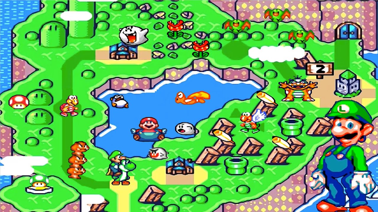 Super Mario World Redrawn