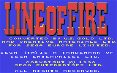 Line of Fire - Screenshot - Game Title Image