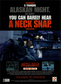 Metal Gear Solid: Integral - Advertisement Flyer - Front Image