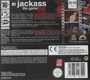 Jackass: The Game - Box - Back Image
