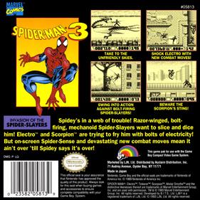 The Amazing Spider-Man 3: Invasion of the Spider-Slayers - Box - Back Image