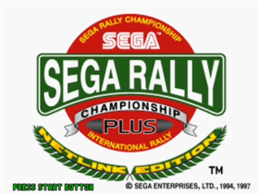 Sega Rally Championship Plus: Netlink Edition - Screenshot - Game Title Image