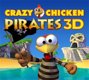 Crazy Chicken: Pirates 3D - Box - Front Image