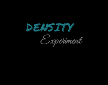 Density Experiment