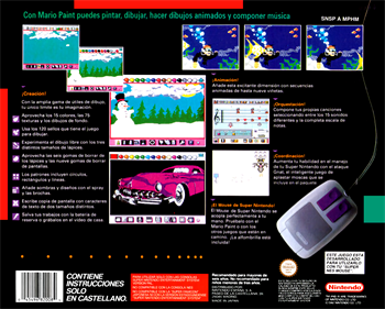 Mario Paint - Box - Back Image
