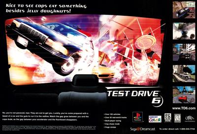 Test Drive 6 - Advertisement Flyer - Front Image