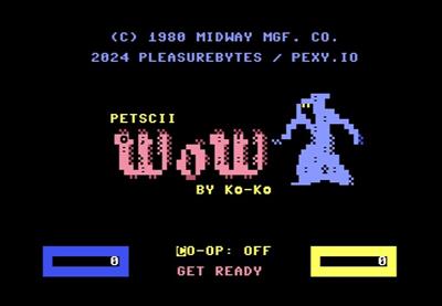 PETSCII Wizard of Wor - Screenshot - Game Select Image