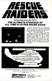 Rescue Raiders - Box - Back Image