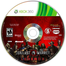 Deadliest Warrior: Legends - Fanart - Disc Image