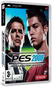 PES 2008: Pro Evolution Soccer - Box - 3D Image