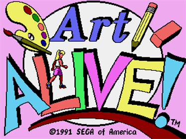 Art Alive - Screenshot - Game Title Image