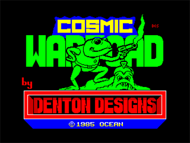 Cosmic Wartoad - Screenshot - Game Title Image