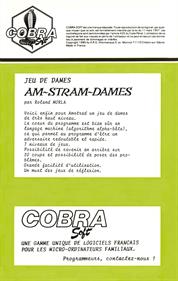 Am-Stram-Dames - Box - Back Image