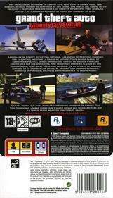 Grand Theft Auto: Liberty City Stories - Box - Back Image