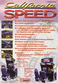 California Speed - Advertisement Flyer - Front Image